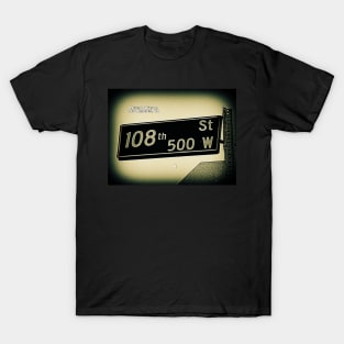 108th Street, Los Angeles, California by Mistah Wilson T-Shirt